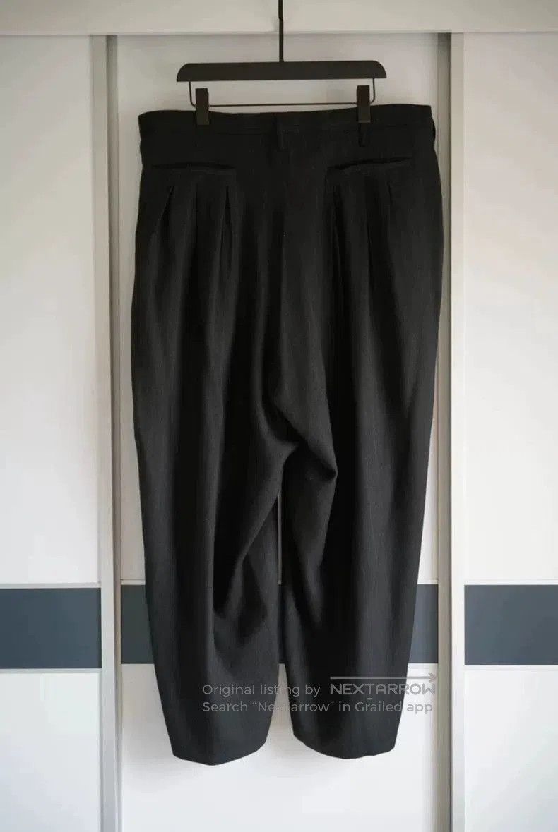 Yohji Yamamoto Yohji Yamamoto Striped Pleated Trousers. Size US 34 / EU 50 - 2 Thumbnail