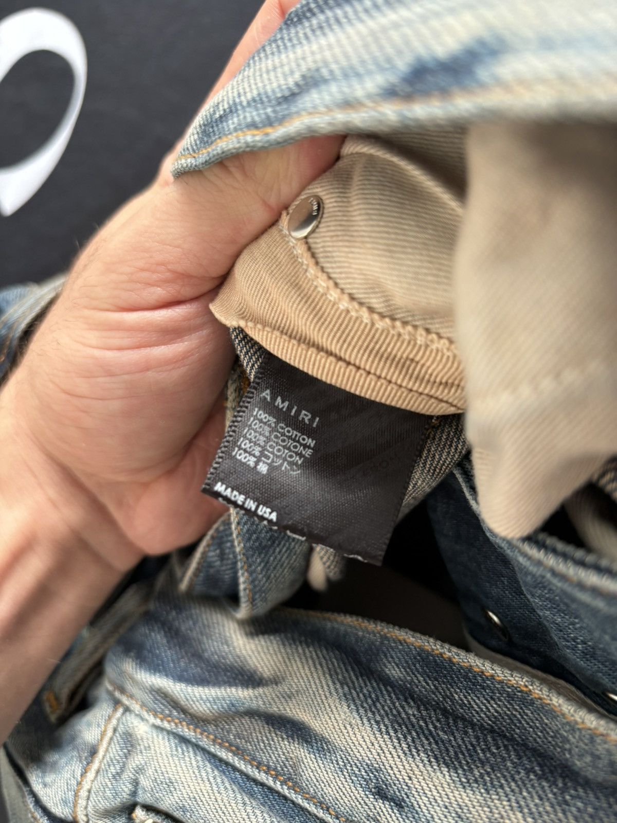 Amiri Amiri Chenille Denim Jeans Size US 34 / EU 50 - 3 Thumbnail