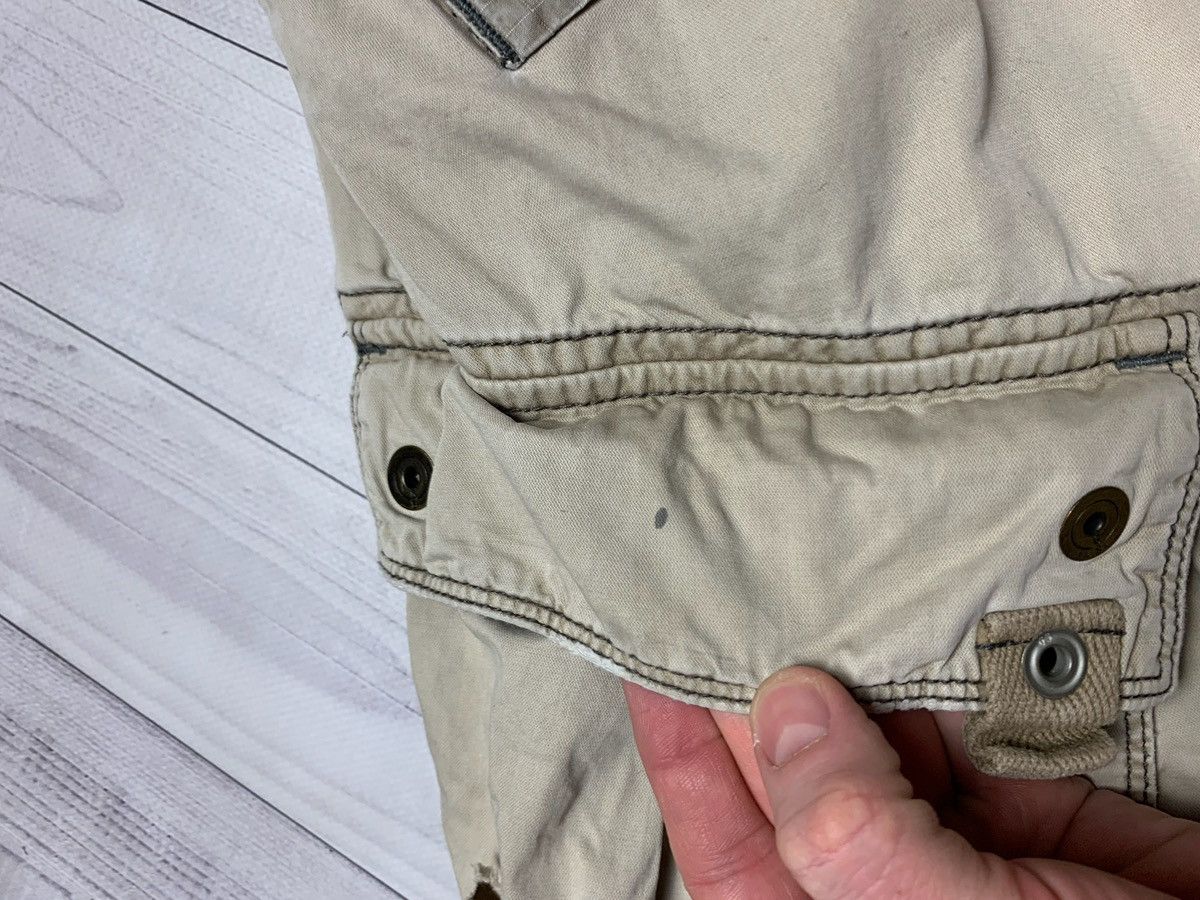 G-Star Vintage G Star Raw cargo pants multi pocket distressed Y2K Size US 33 - 11 Thumbnail