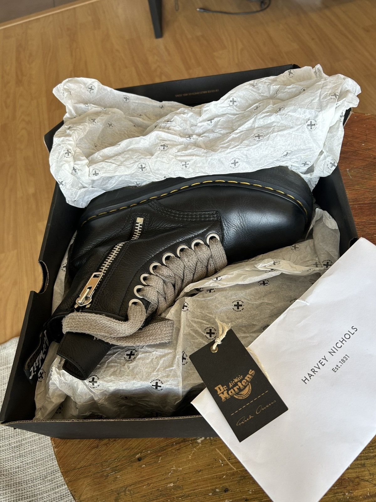 Dr. Martens × Rick Owens Dr Martens x Rick Owens Boots UK 8 Jumbo Lace Size US 9 / EU 42 - 11 Thumbnail