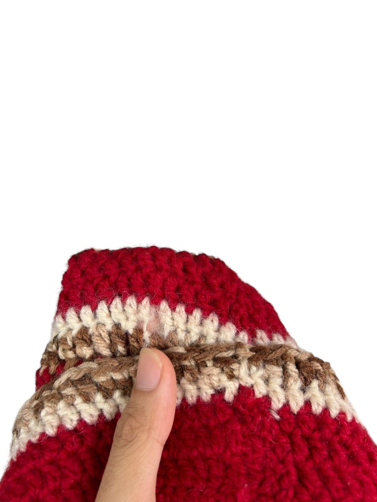 Japanese Brand × Kapital × Vintage Crochet Knitted handmade Beanie Hats ☠️☠️ Size ONE SIZE - 6 Thumbnail