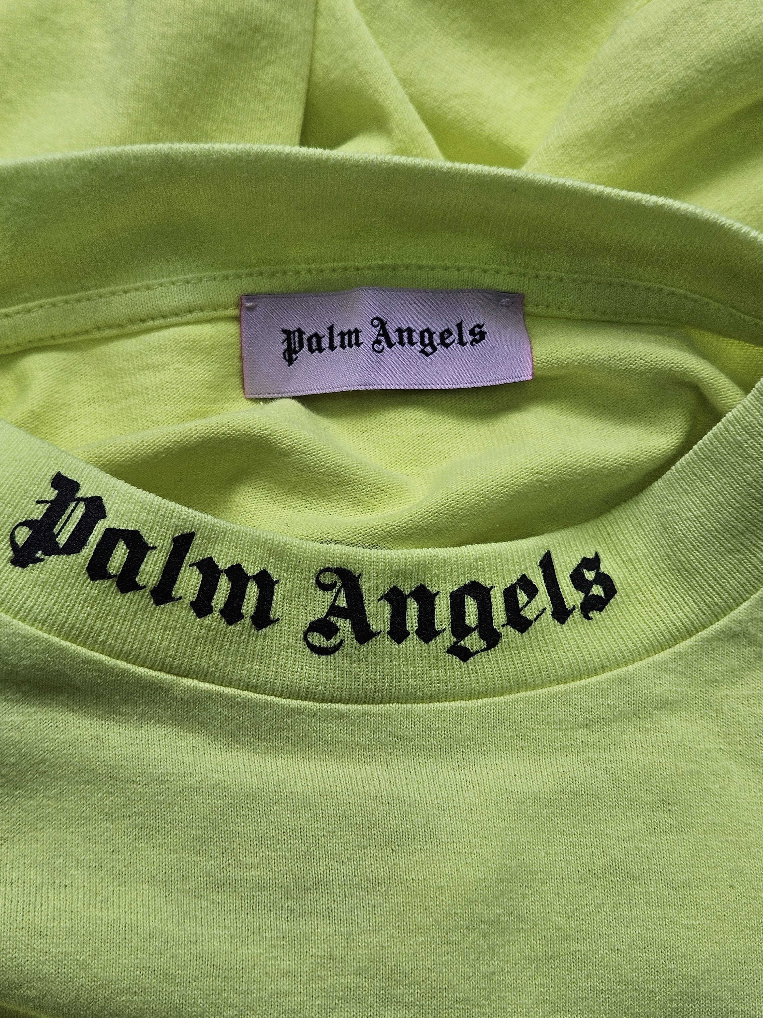 Palm Angels Palm Angels Neon Lime Long Sleeve Tee Size US XS / EU 42 / 0 - 3 Thumbnail