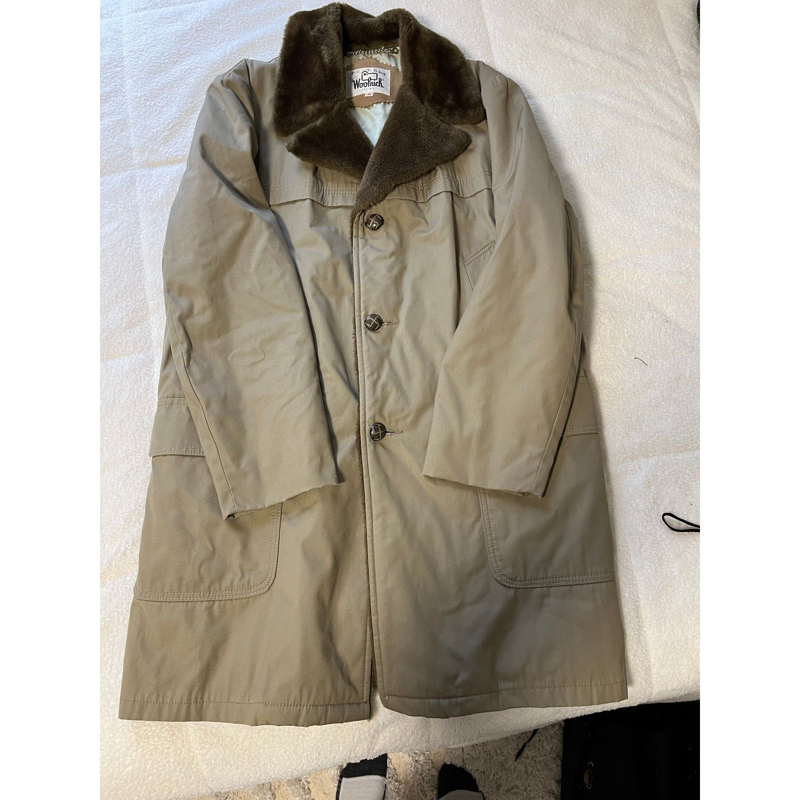 Woolrich Woolen Mills woolrich fur lined chore jacket size 42 VTG Size US M / EU 48-50 / 2 - 1 Thumbnail