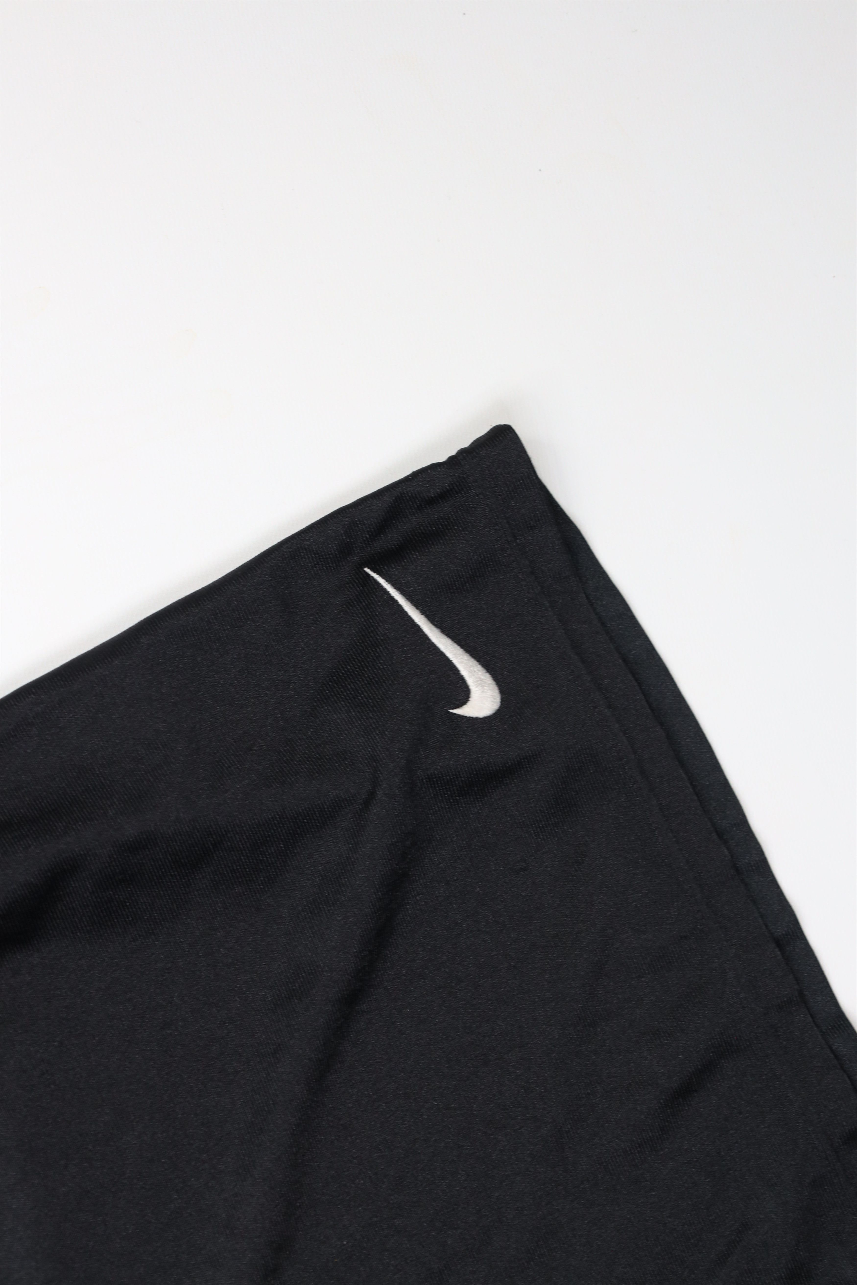 Nike × Vintage Vintage 90s Nike Mini Swoosh Above Knee Shorts Black USA Size US 32 / EU 48 - 5 Thumbnail
