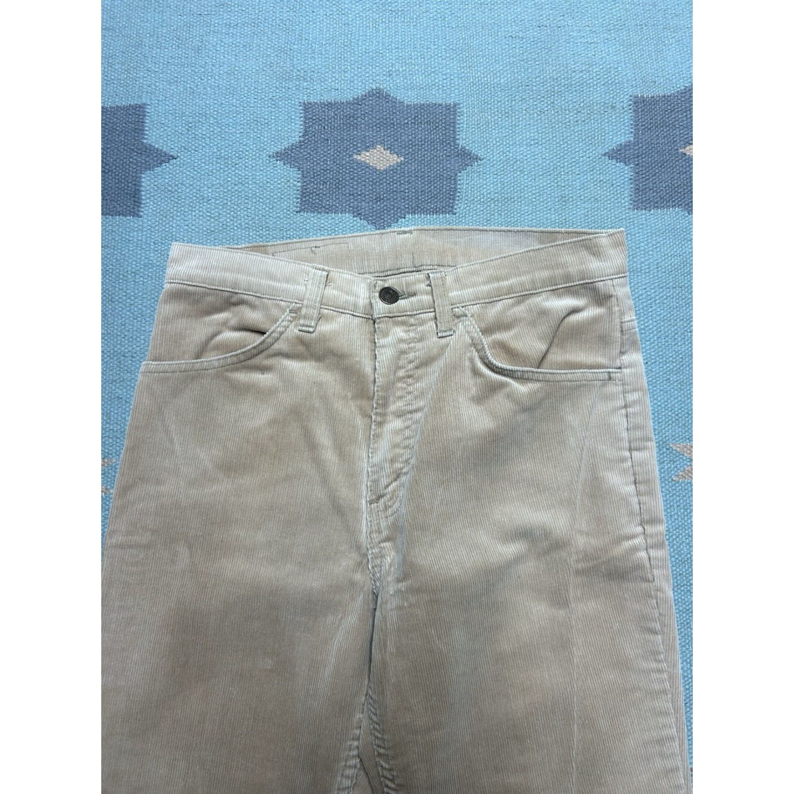 Gap VINTAGE Gap Pioneer Corduroy Pants Straight Khaki Tan 30x31 Mens Beige 70s Khakis Pants Size US 30 / EU 46 - 7 Thumbnail