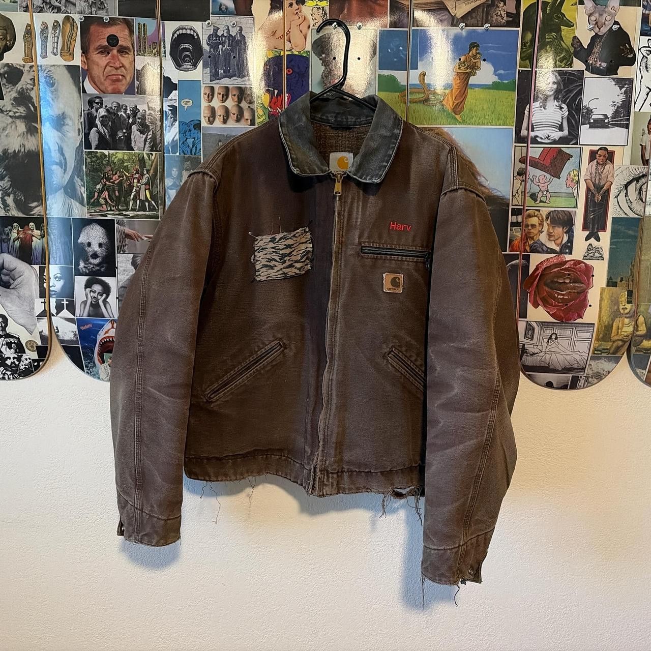 Carhartt × Streetwear × Vintage Vintage Carhartt x Stussy 100th