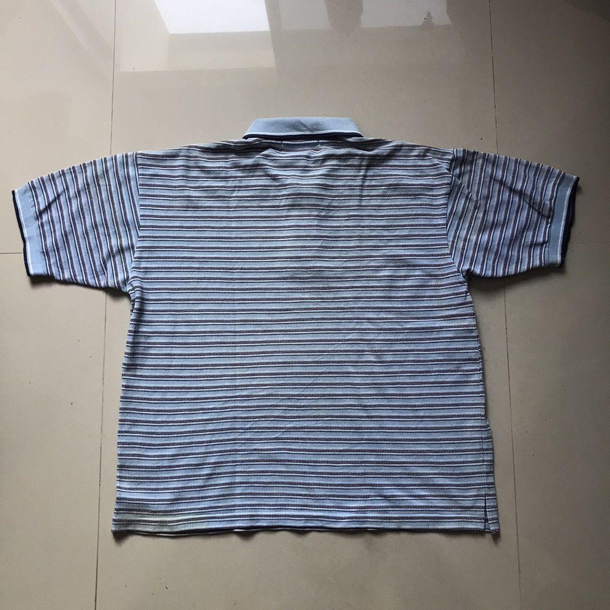 Hook-Ups × Hysteric Glamour Vintage 90s Bitch Skateboards Polo Shirt Stripe blue colar Size US M / EU 48-50 / 2 - 10 Thumbnail