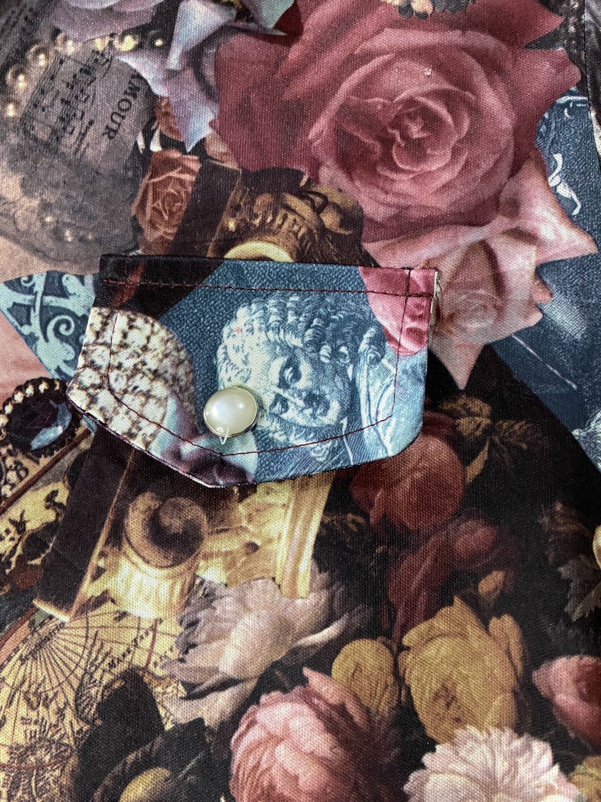 Japanese Brand × Vintage Rare Pandora Casuals Crazy Art Button Up Shirt Size ONE SIZE - 4 Thumbnail