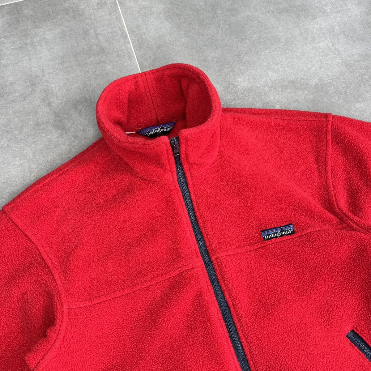 Patagonia Vintage Patagonia Zip Fleece Jacket Red Size S Size US S / EU 44-46 / 1 - 10 Thumbnail