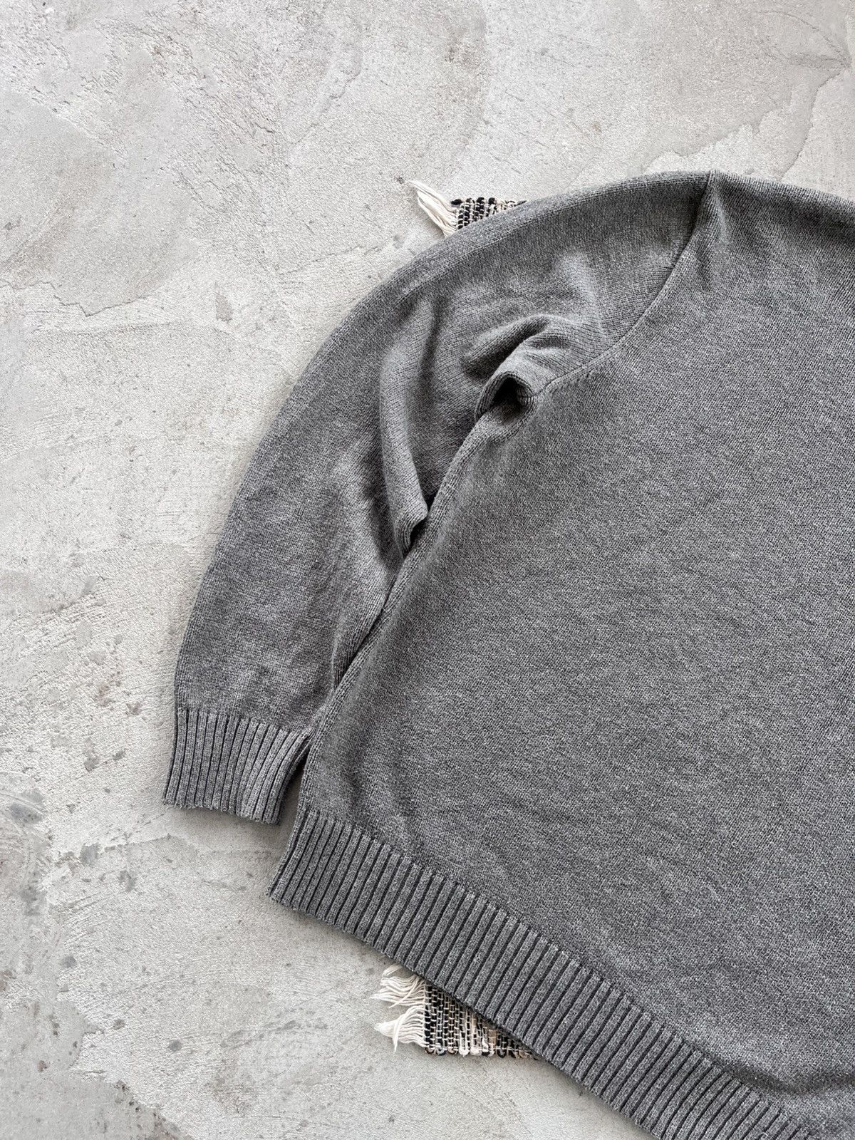 Polo Ralph Lauren Vintage Polo Ralph Lauren Grey Knit Minimalist Sweater Y2K Size US L / EU 52-54 / 3 - 3 Thumbnail