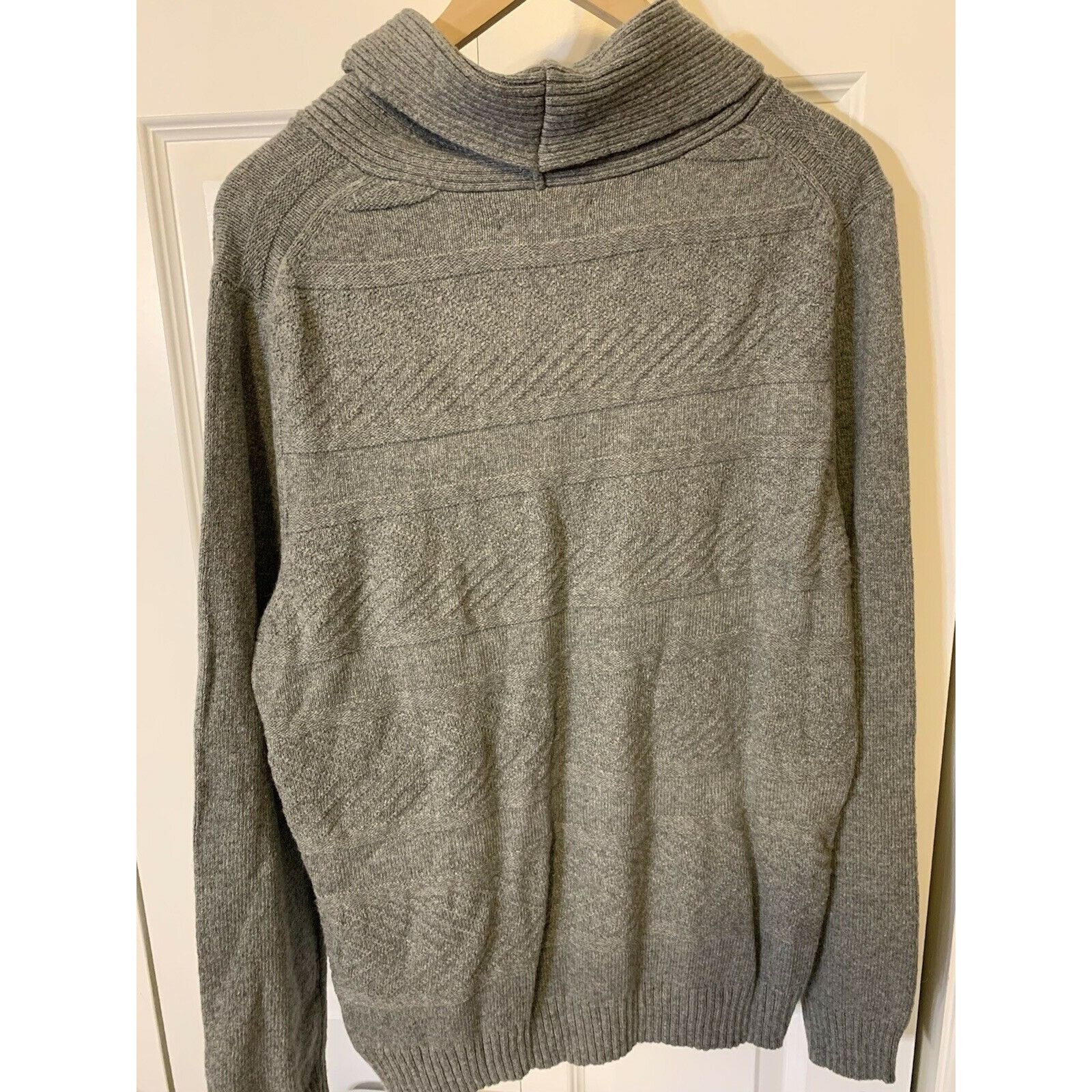 Marc Anthony New Marc Anthony Men’s Sz XL Cowl Neck Dark Gray Sweater Size US XL / EU 56 / 4 - 7 Thumbnail