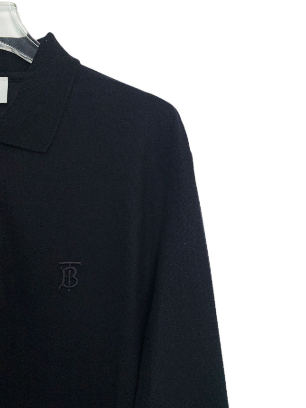 Burberry Burberry Bbr Black Cotton Long Sleeve Shirt Size US M / EU 48-50 / 2 - 4 Thumbnail