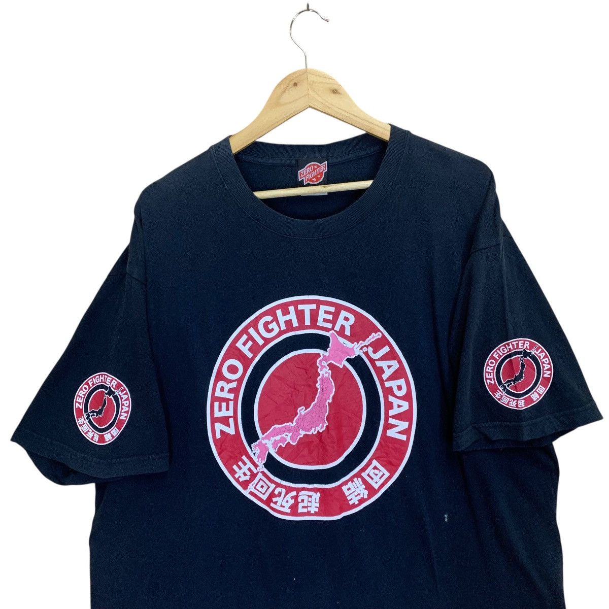 Japanese Brand Vintage Y2K Zero Fighter Japan Big Logo Shortsleeve Tee Size US XL / EU 56 / 4 - 4 Thumbnail