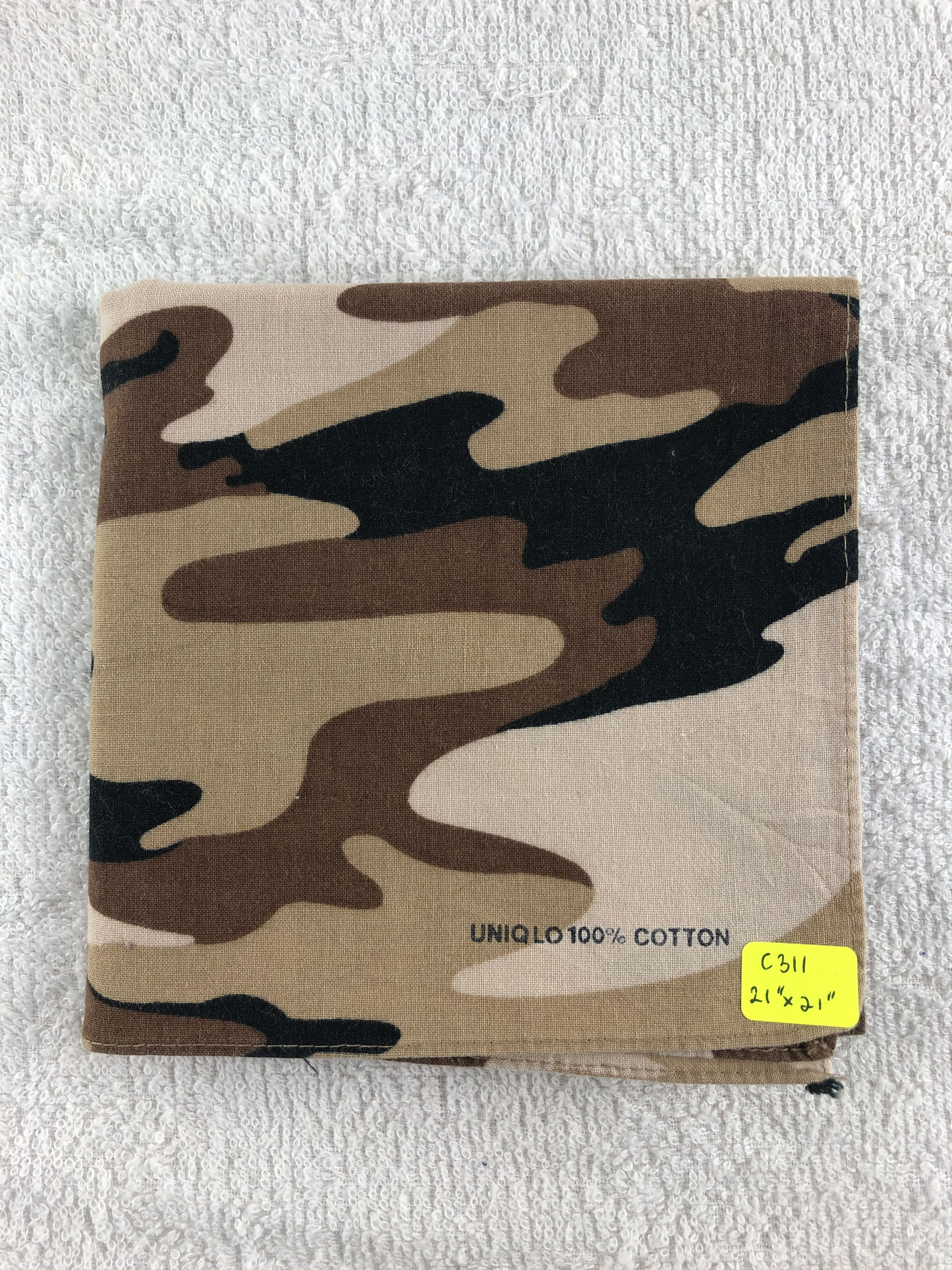 Uniqlo Uniqlo Camo Handkerchief / Bandana / Neckerchief C311 Size ONE SIZE - 6 Thumbnail