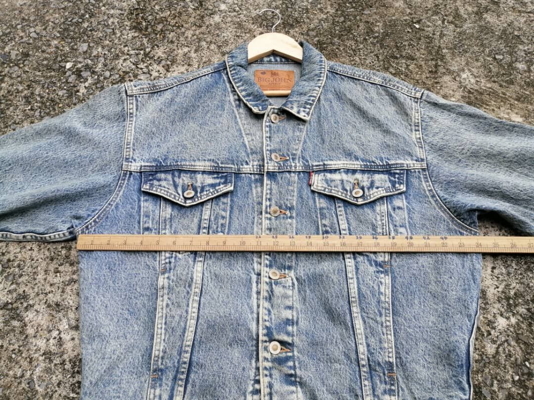 Big John × Japanese Brand × Vintage Vintage Big John SP-600 Made In Japan Acid Wash Denim Jacket Size US L / EU 52-54 / 3 - 2 Thumbnail
