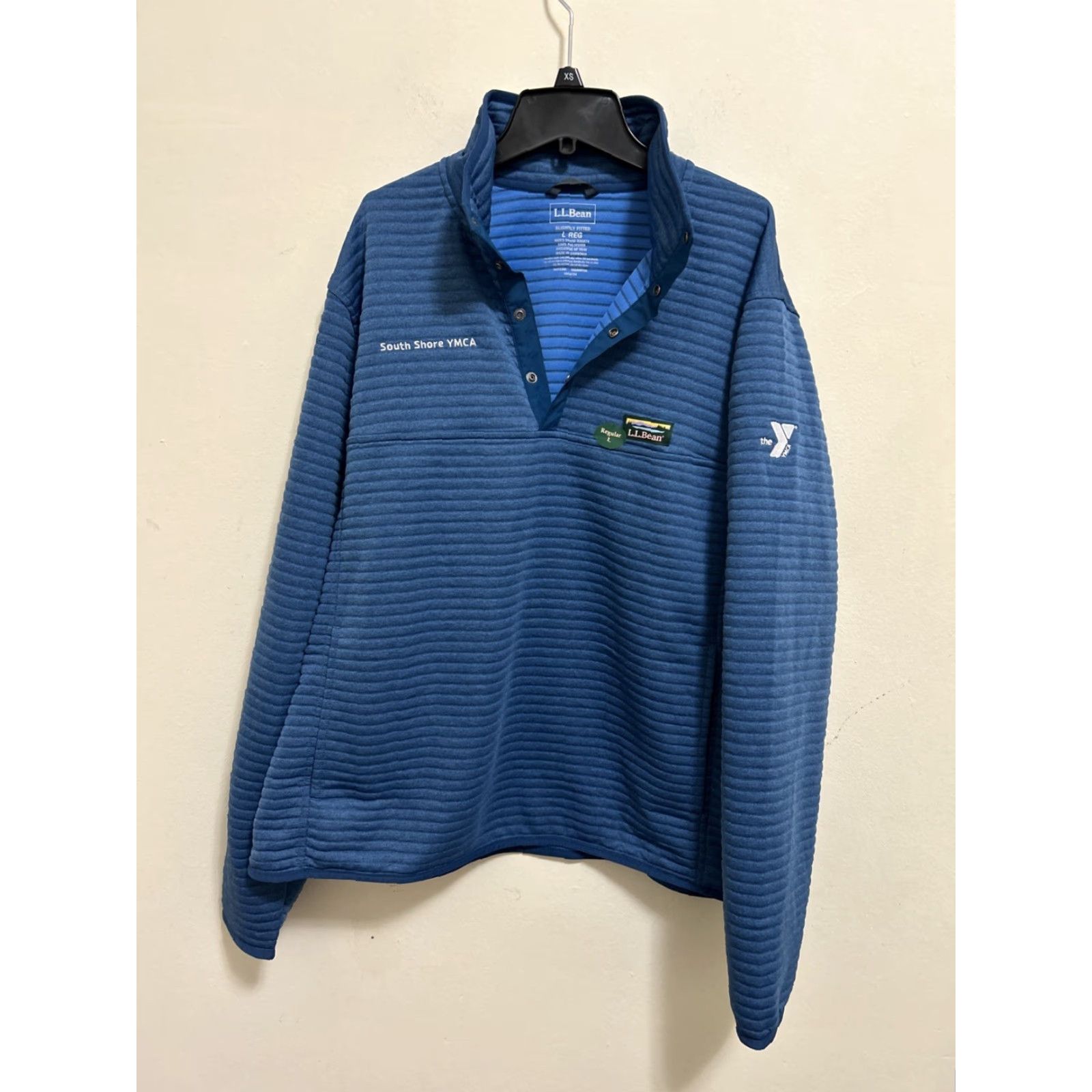 Vintage L.L.Bean Airlight Knit Pullover Mens L Blue Light Ocean Slightly Fitted Sweater 506874 Size US L / EU 52-54 / 3 - 2 Thumbnail