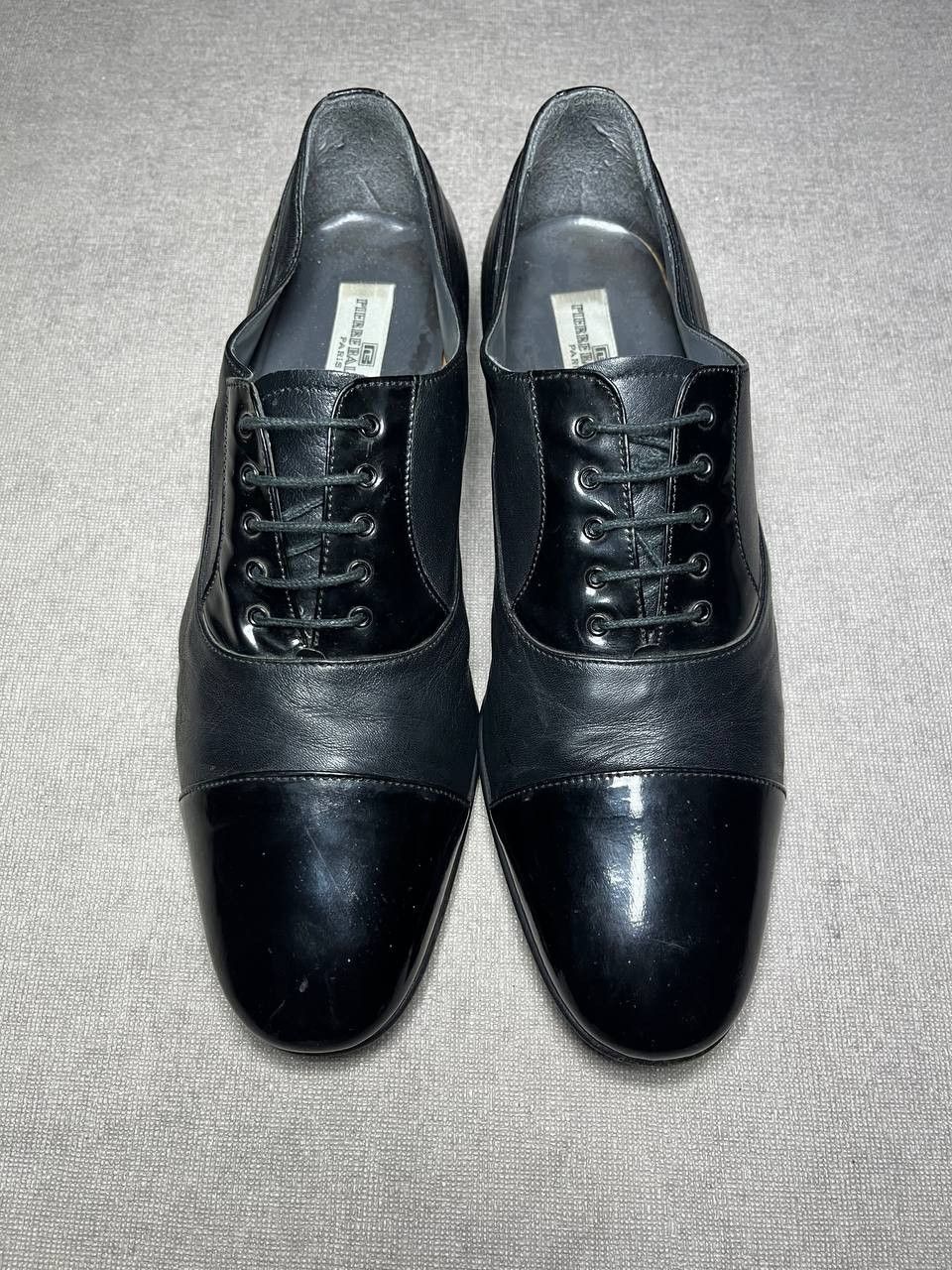 Pierre Balmain Vintage Pierre Balmain Men`s Black Oxford Shoes Size 44 Size US 10.5 / EU 43-44 - 4 Thumbnail