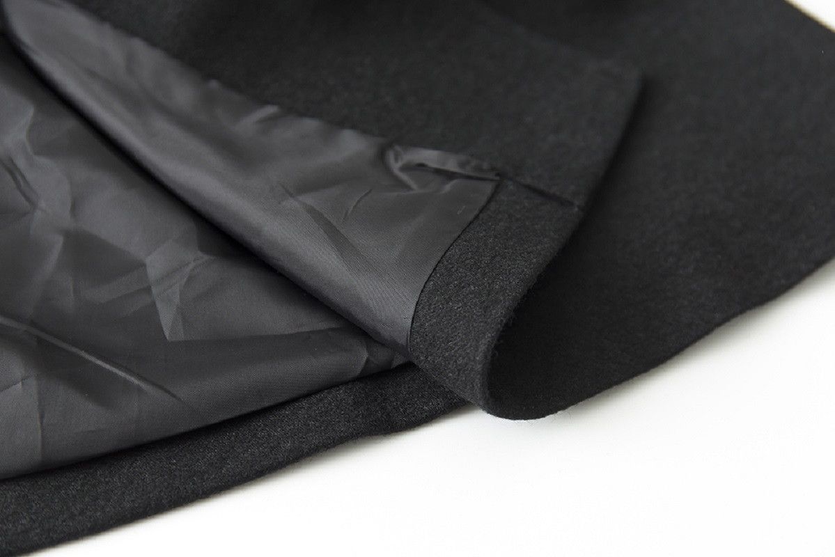 Other Black Mid-Length Wool Blend Coat Size S / US 4 / IT 40 - 8 Thumbnail