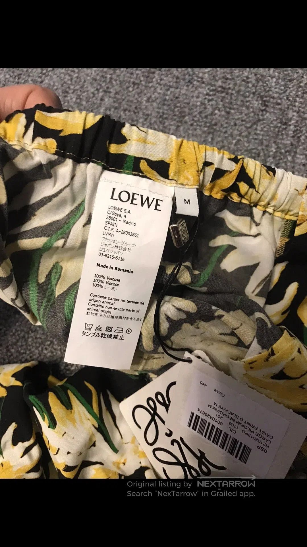 Loewe Loewe Blue White Striped Daisy Shorts. Size 39" - 8 Thumbnail