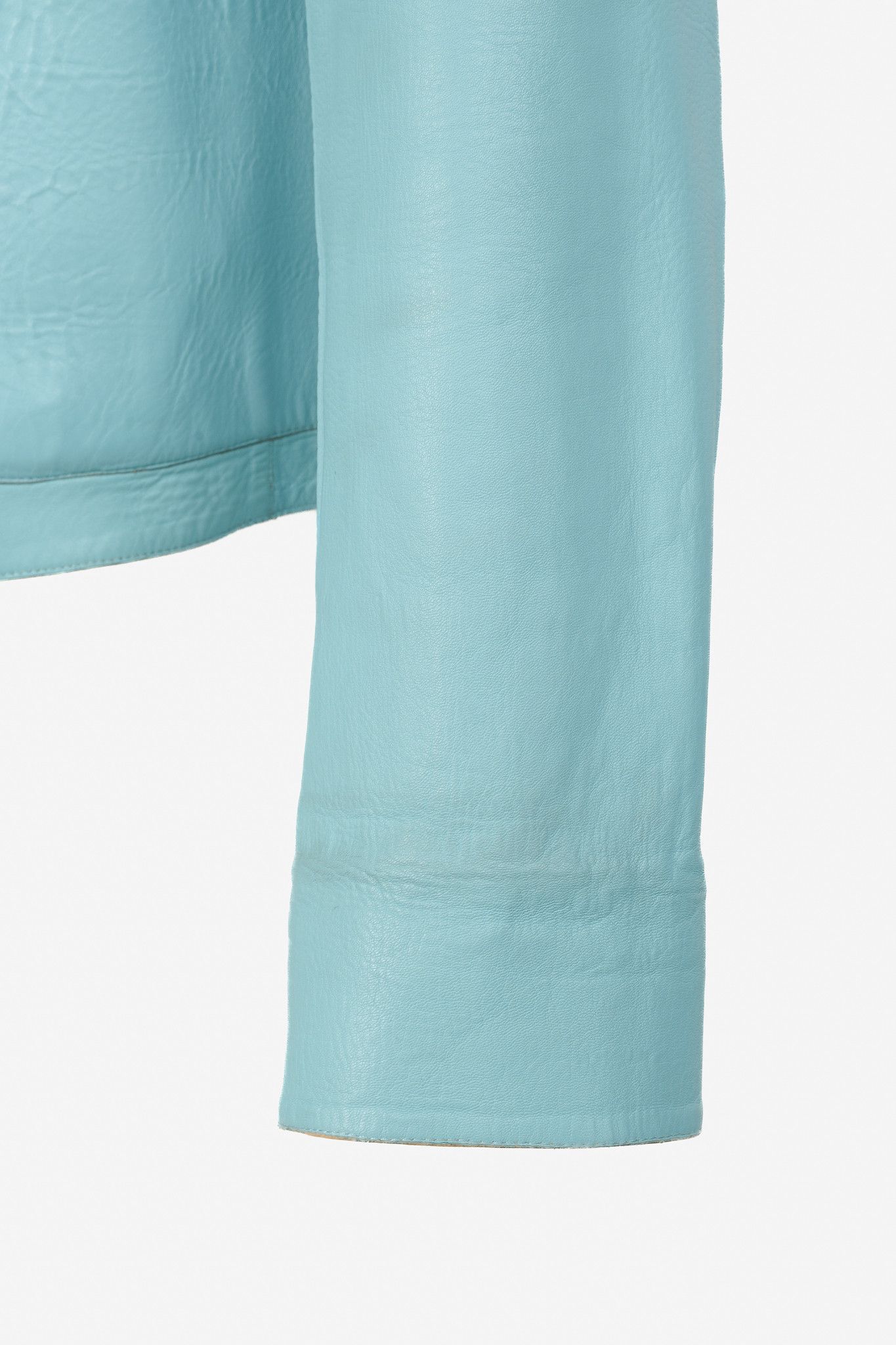 Loro Piana Loro Piana Tan Turquoise Reversible Leather Jacket Size L / US 10 / IT 46 - 10 Thumbnail