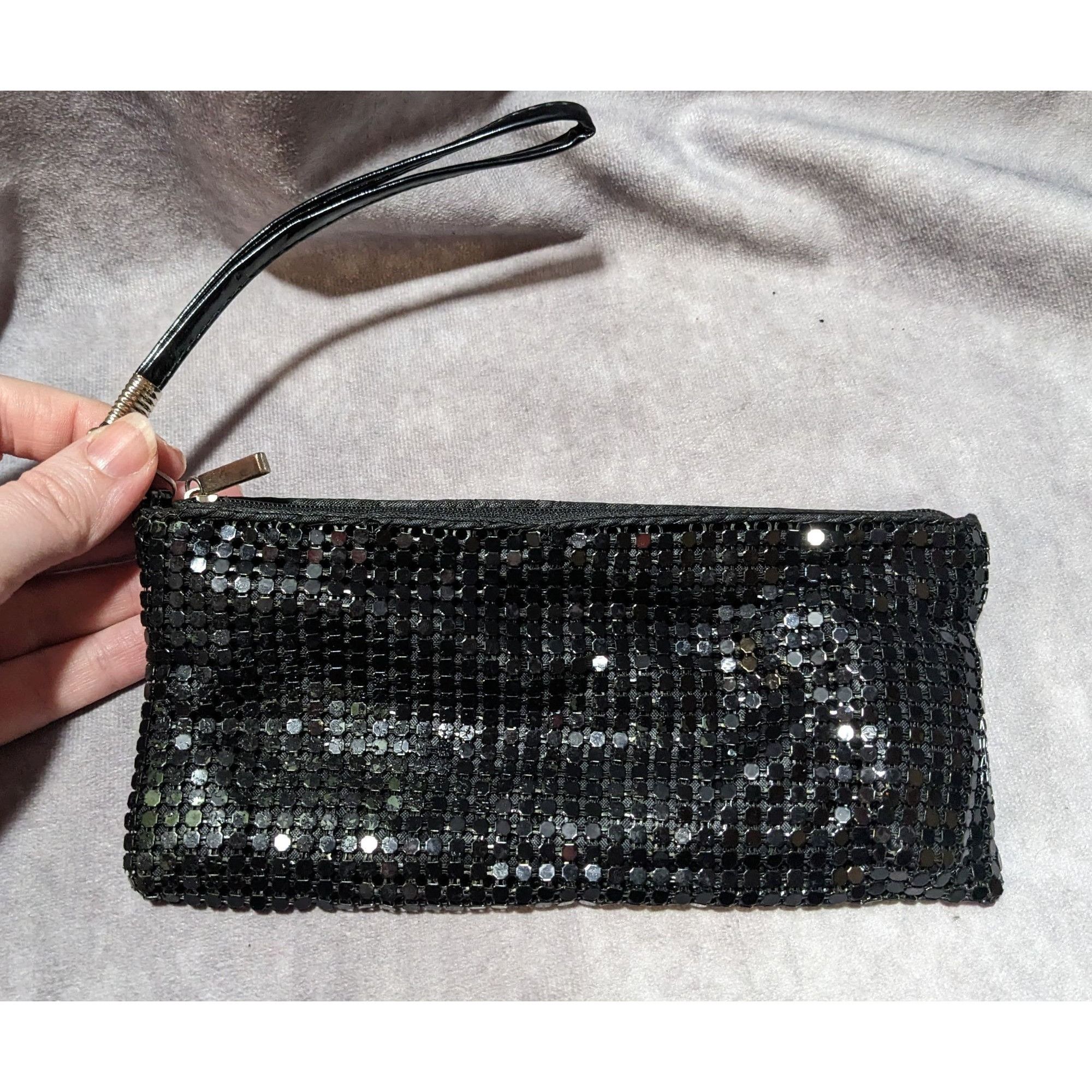 Other Gothic Black Metal Chain Maille Mesh Clutch Size ONE SIZE - 5 Thumbnail