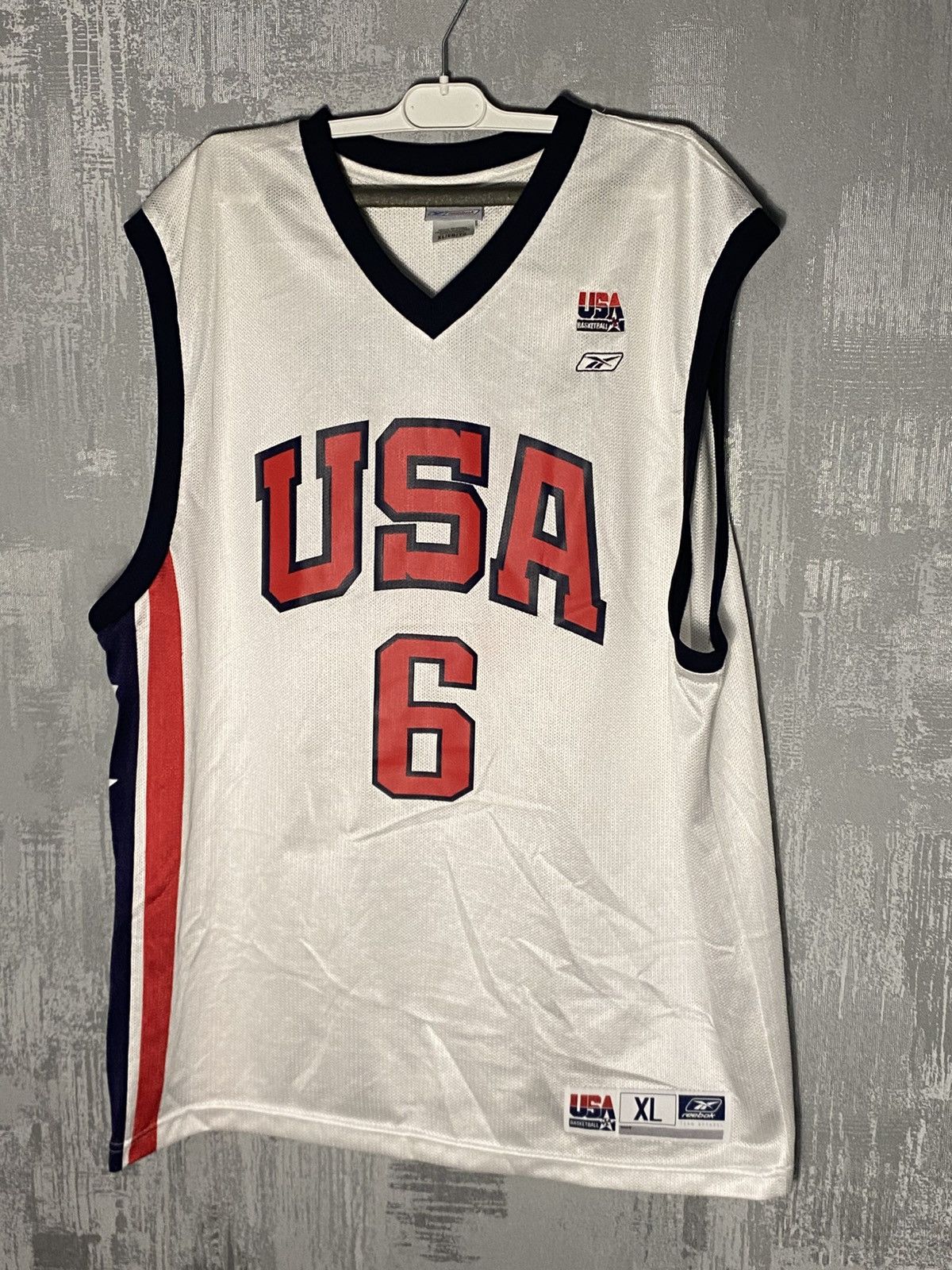 NBA × Reebok × USA Olympics Vintage USA Reebok Basketball NBA Jersey Olympic 6 McGrady Size US XL / EU 56 / 4 - 1 Thumbnail
