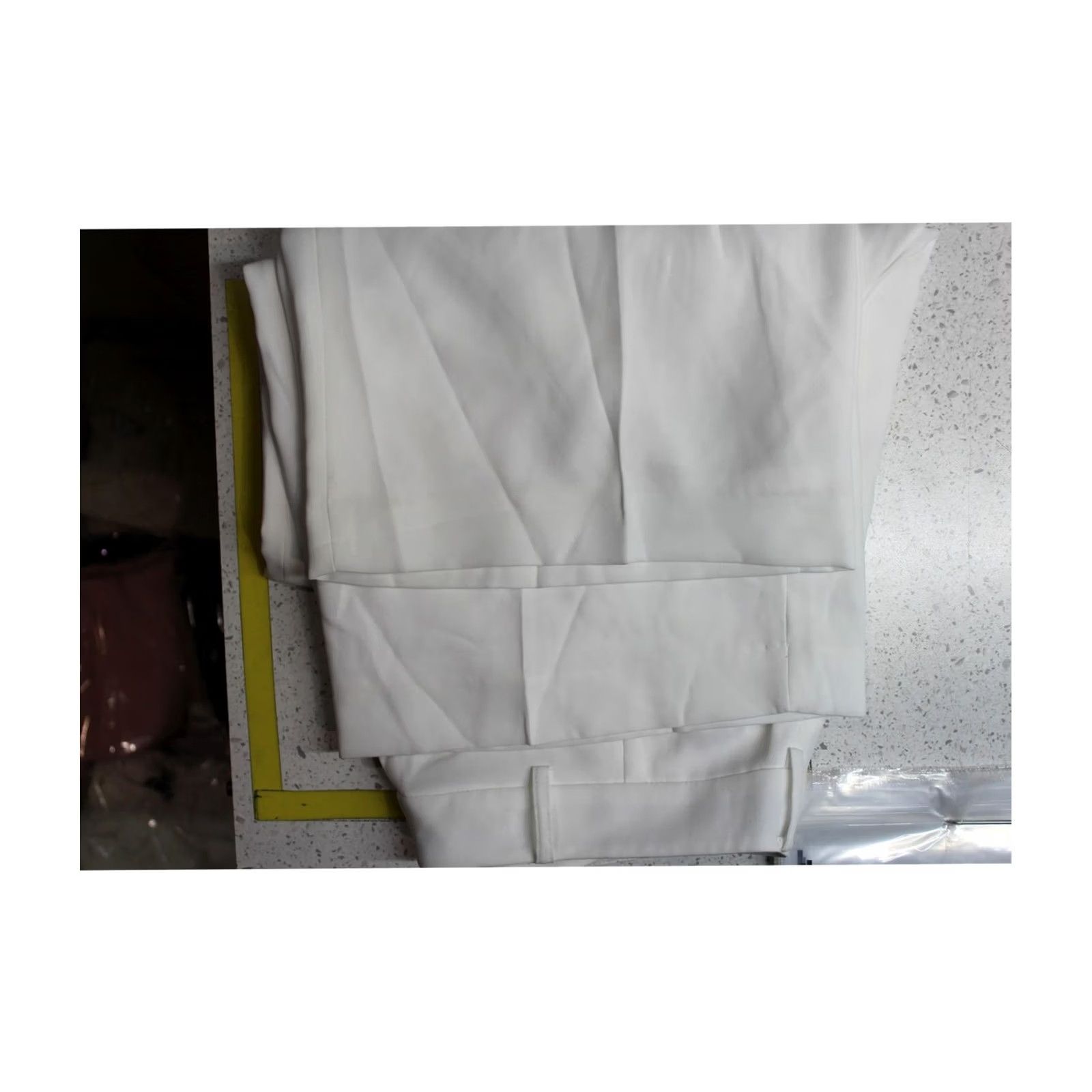 Karl Lagerfeld Karl Lagerfeld Womens Trousers Wide Leg Casual Pants white Size 12 Size 34" / US 12 / IT 48 - 3 Thumbnail