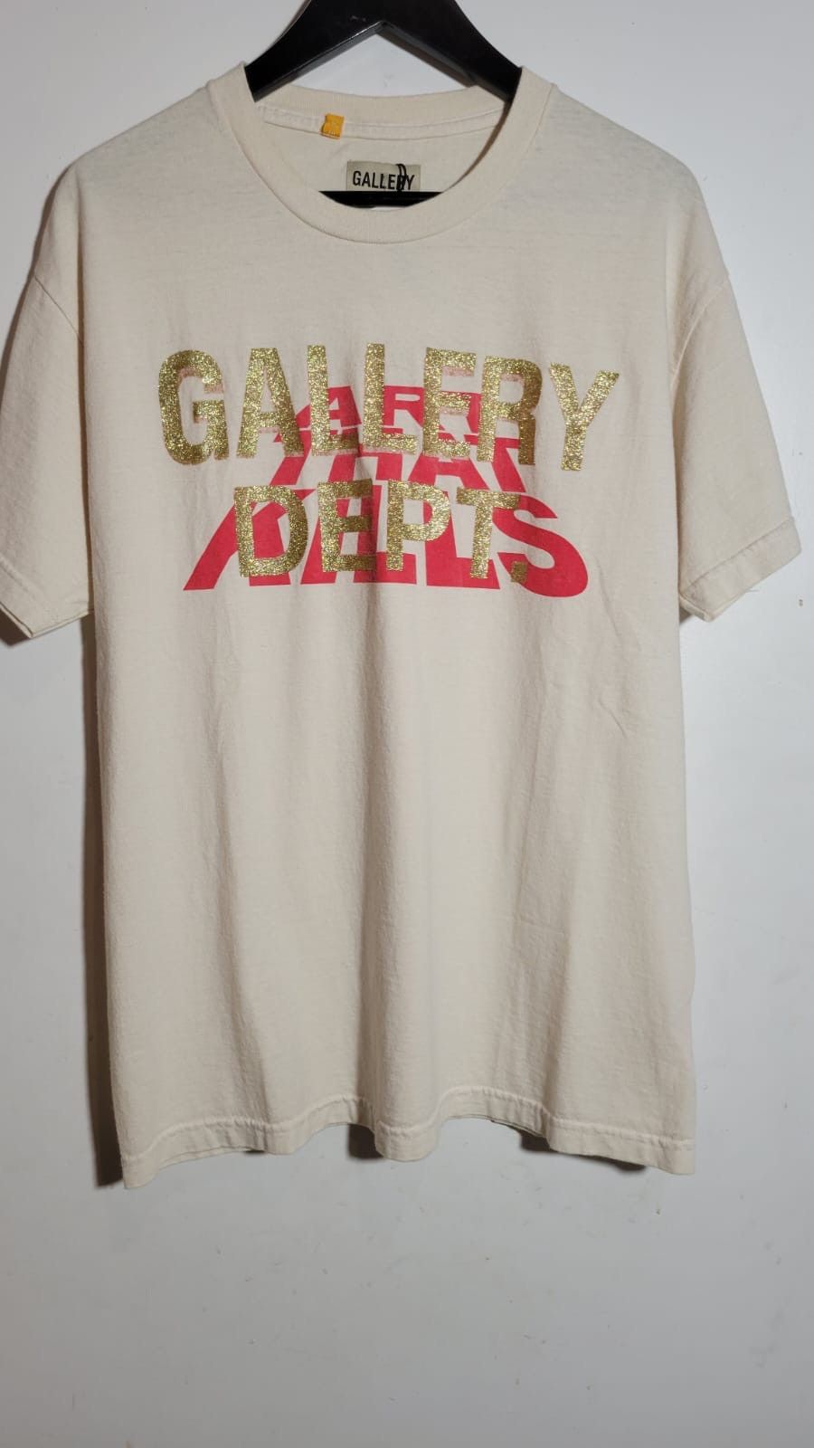 image of Gallery Dept. Atk Cream/red T-Shirt, Men's (Size Medium)
