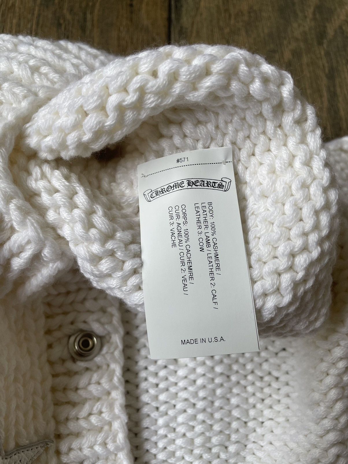 Chrome Hearts Chrome Hearts Cashmere Patched Balaclava/Ski-mask Size ONE SIZE - 10 Thumbnail