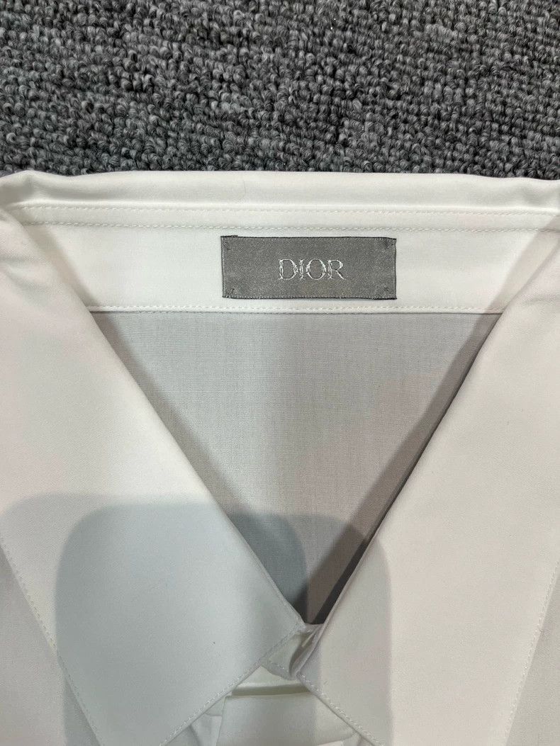 Dior Dior Blue CD letter embroidered white long-sleeved shirt Size US XS / EU 42 / 0 - 3 Thumbnail