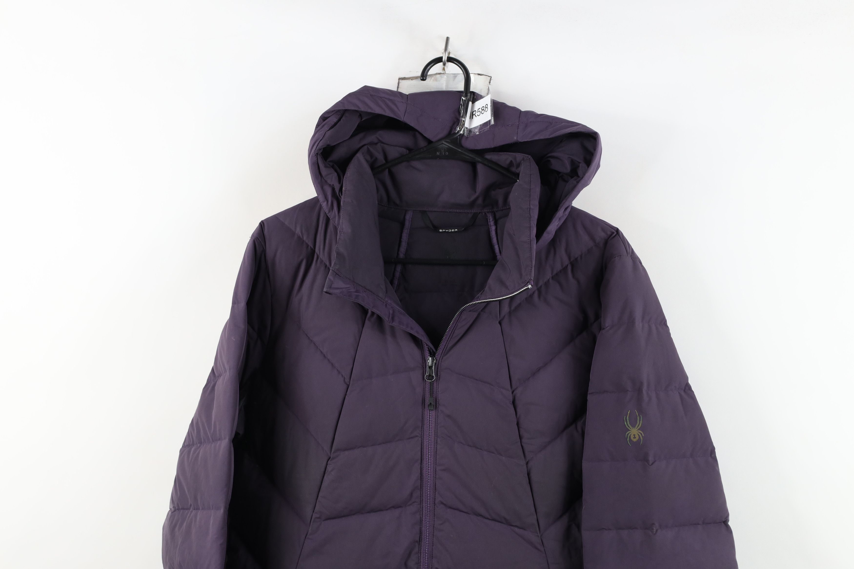Spyder Spyder Duck Down Syrround Long Hooded Puffer Parka Jacket Size L / US 10 / IT 46 - 2 Thumbnail