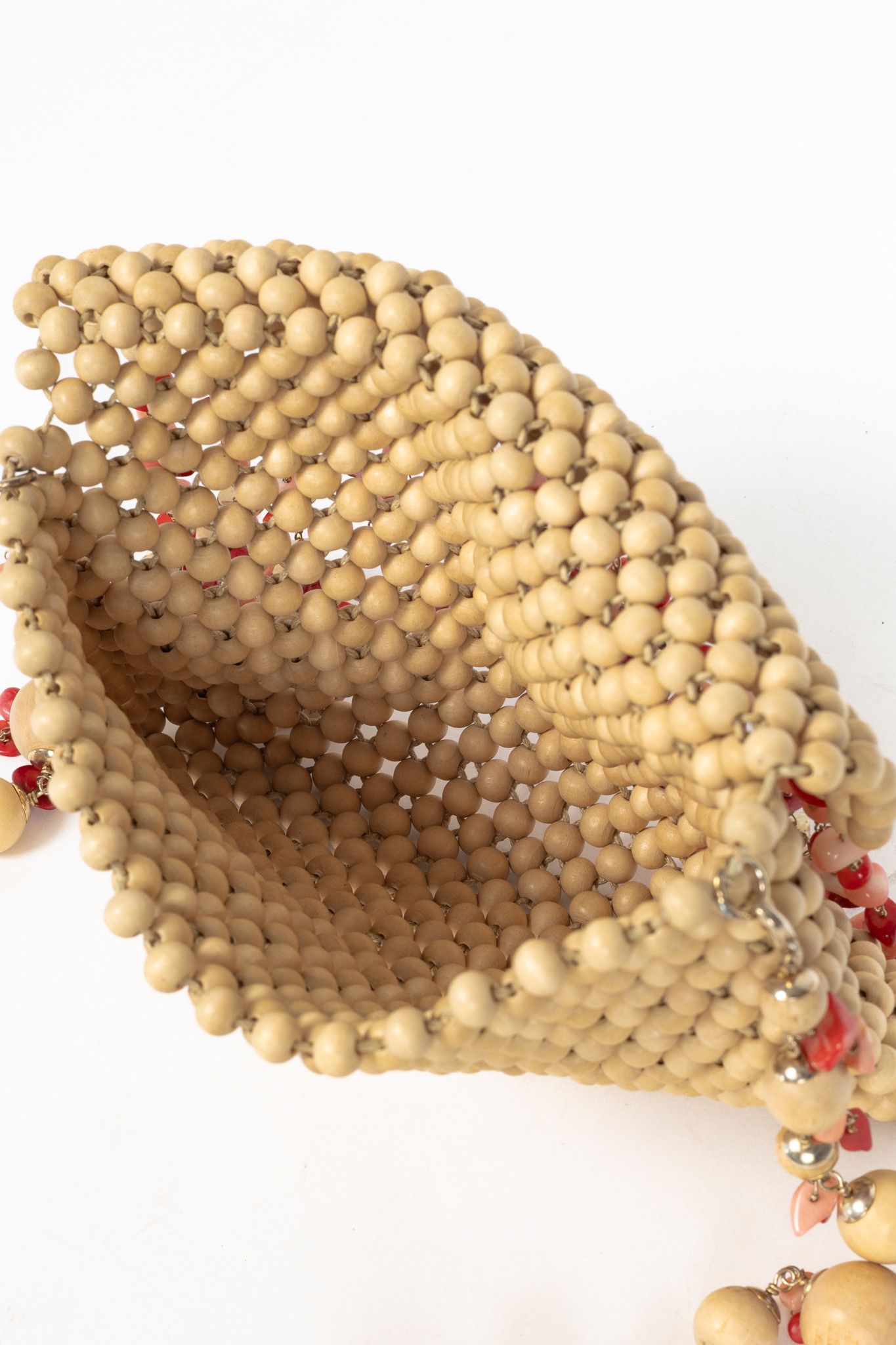 Other Rosantica Aquila Beige Wood-Bead Dangling-Resin Crossbody Size ONE SIZE - 9 Thumbnail