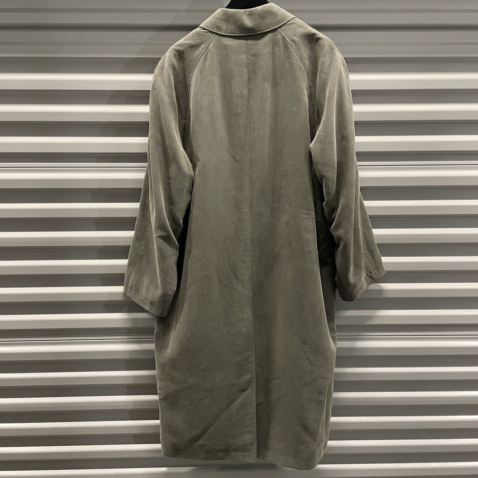 Sanyo Sanyo New York Wool Lined Trench Coat Size R44 Olive Japan M Size US M / EU 48-50 / 2 - 11 Thumbnail