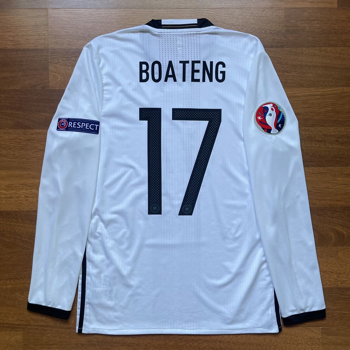 GERMANY ADIDAS ADIZERO 2016 EURO HOME JERSEY #17 BOATENG