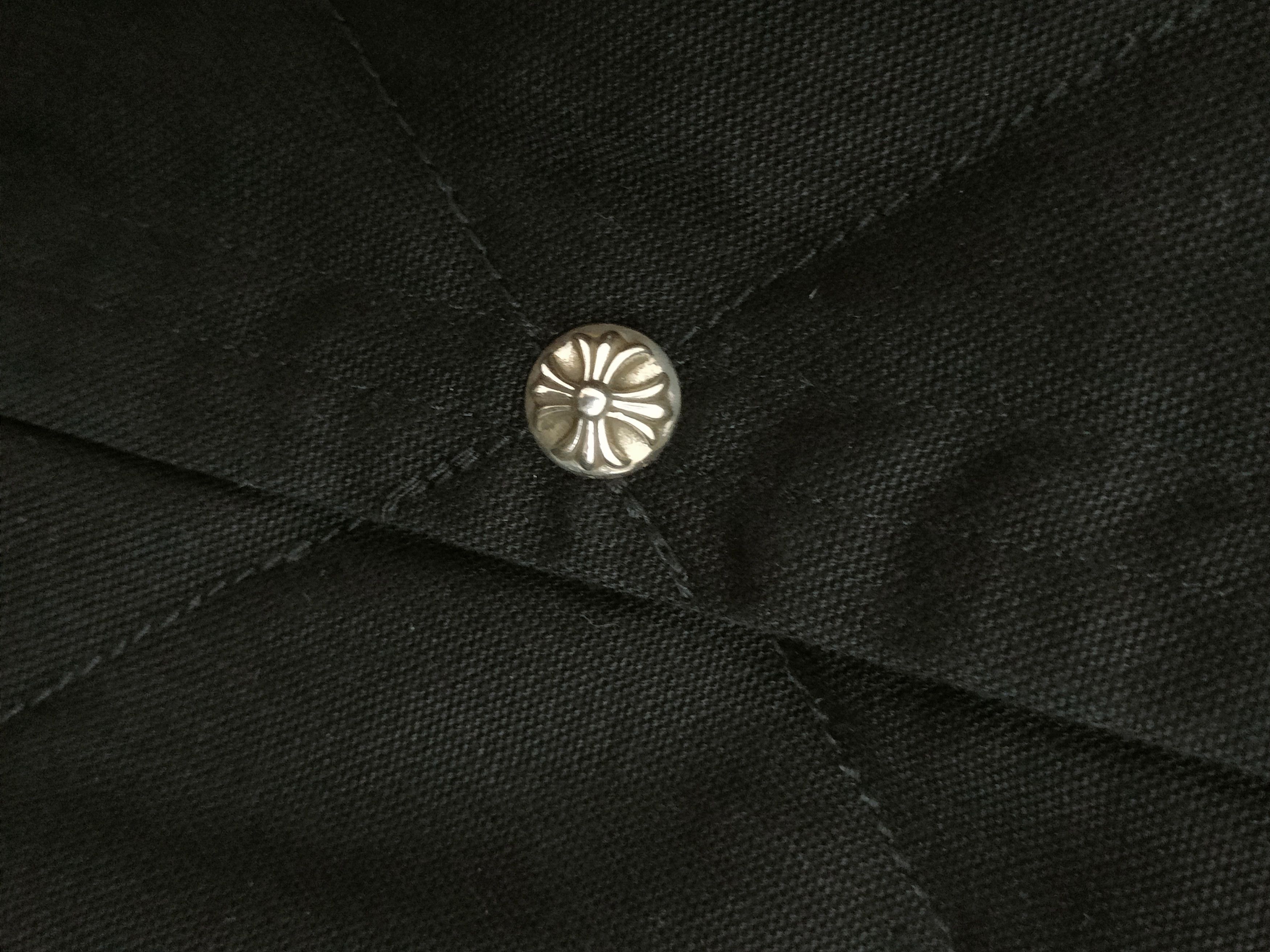 Chrome Hearts Chrome Hearts Silver Button Black Vest Size US XL / EU 56 / 4 - 4 Thumbnail