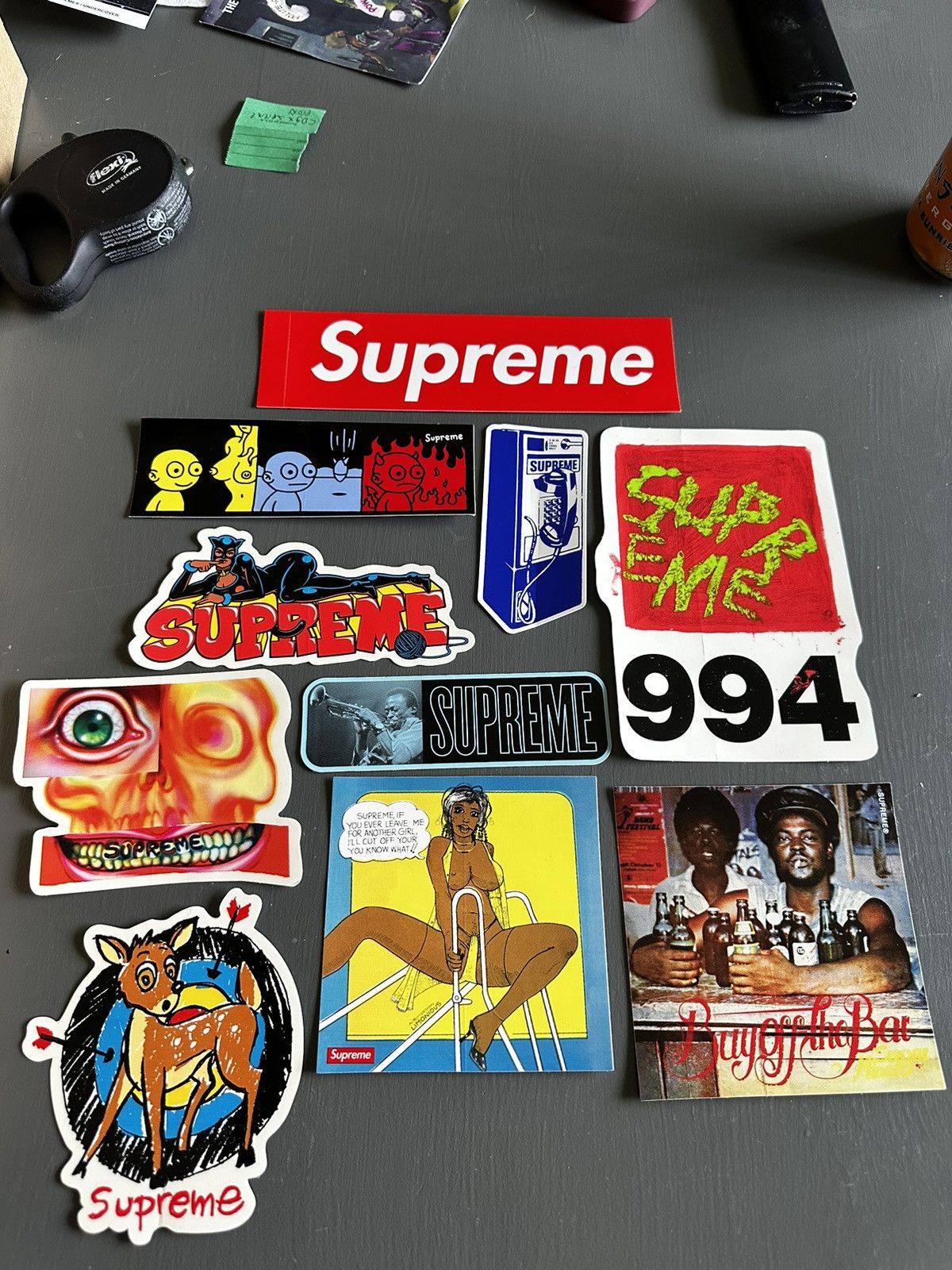 Supreme SUPREME STICKERS LOT 5 STEAL Grailed