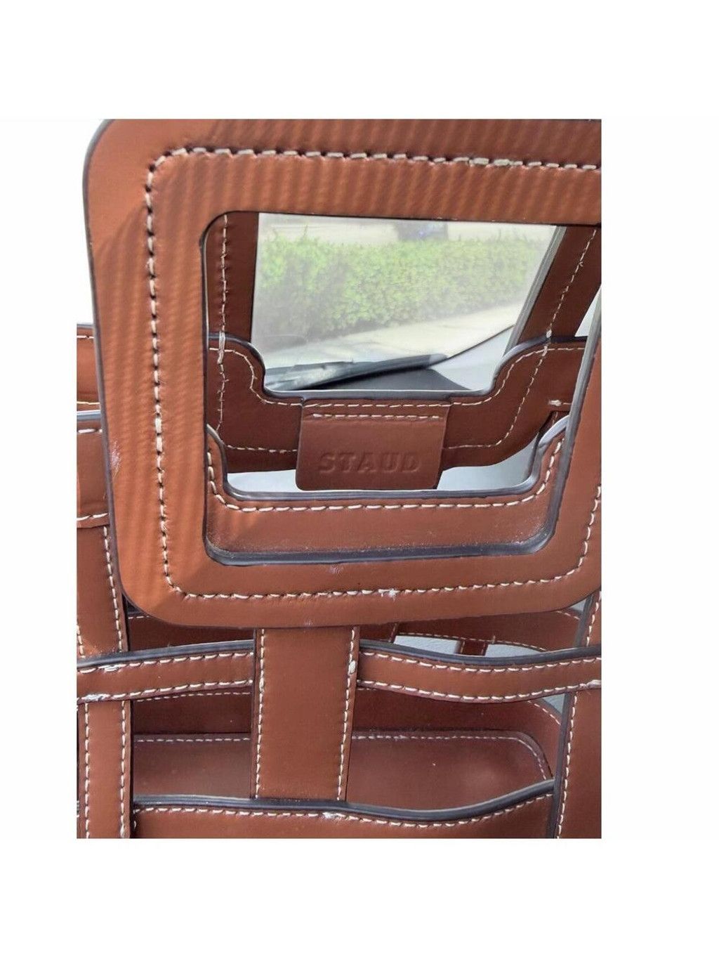 Staud STAUD Brown Mini Plaid Shirley Bag — Retail $500 Size ONE SIZE - 2 Thumbnail