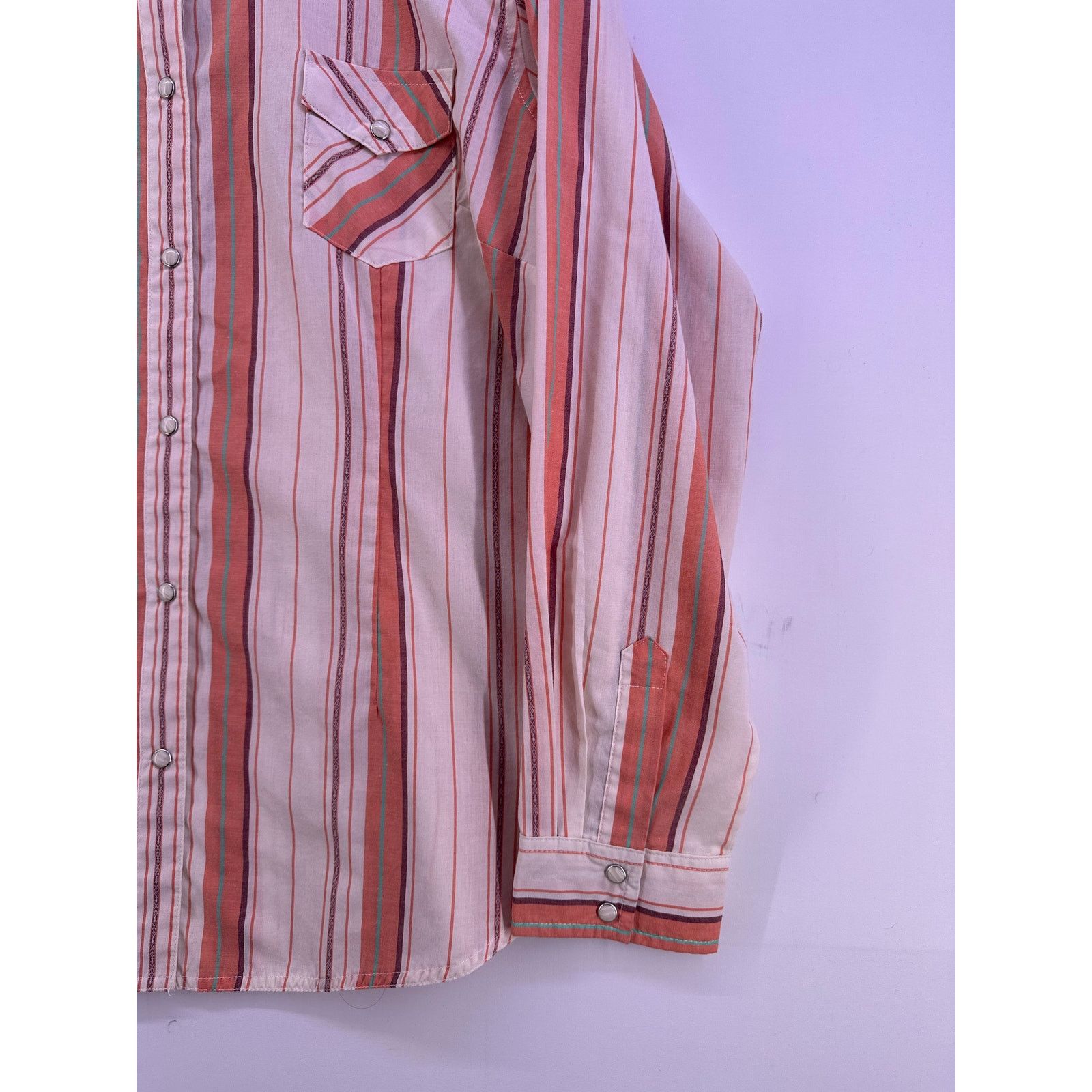 Wrangler NWT Wranger Retro Western Dress Shirt Size 2XL Size US XL / EU 56 / 4 - 4 Thumbnail