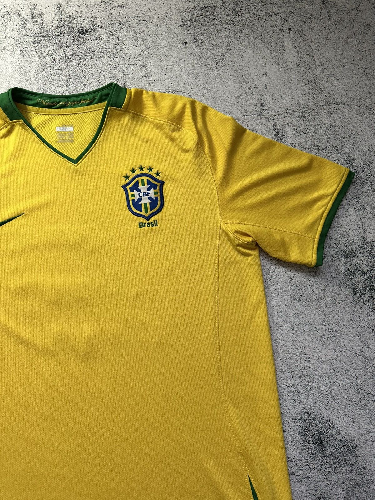 Nike Vintage Nike CBF Mertenz Jersey Brazil Size US XL / EU 56 / 4 - 4 Thumbnail