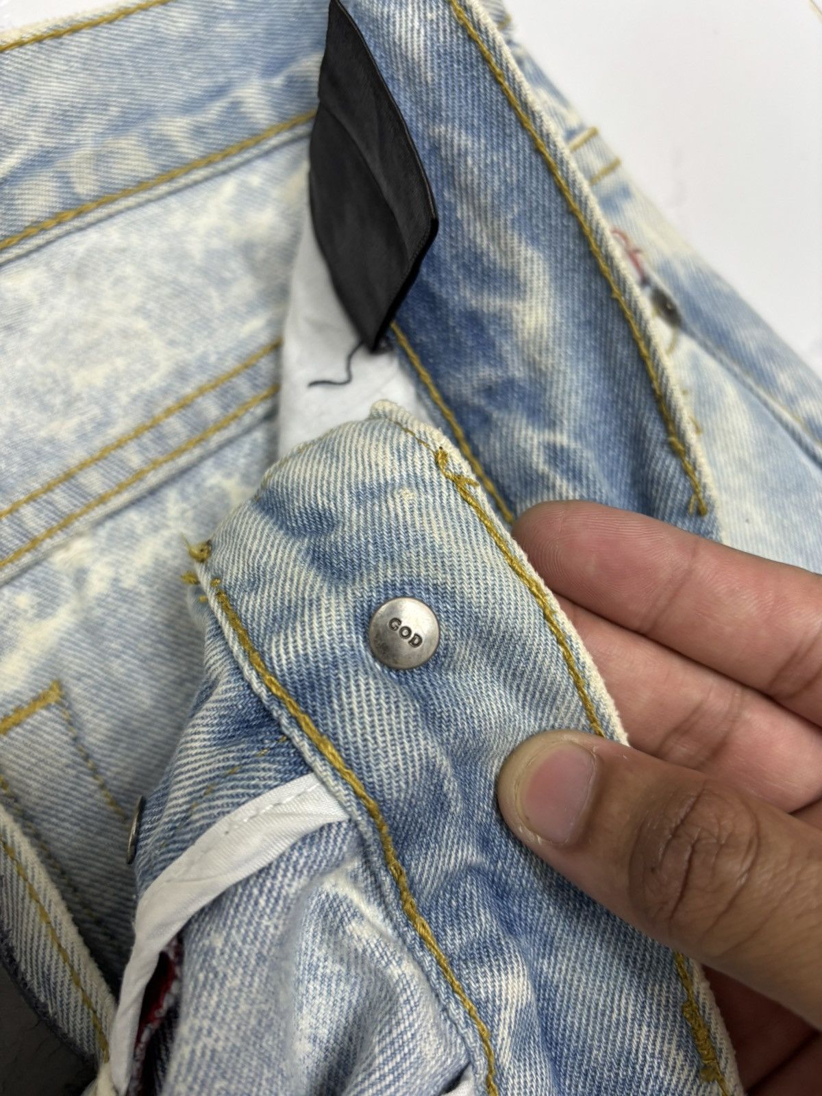 Other FOURTH COLLECTION FOG 2016 4th Ripped Denim Jeans Size US 30 / EU 46 - 15 Thumbnail
