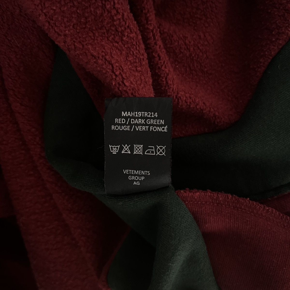 Vetements Vetements Inside Out Oversized Half Zip Sweatshirt Size US XS / EU 42 / 0 - 7 Thumbnail