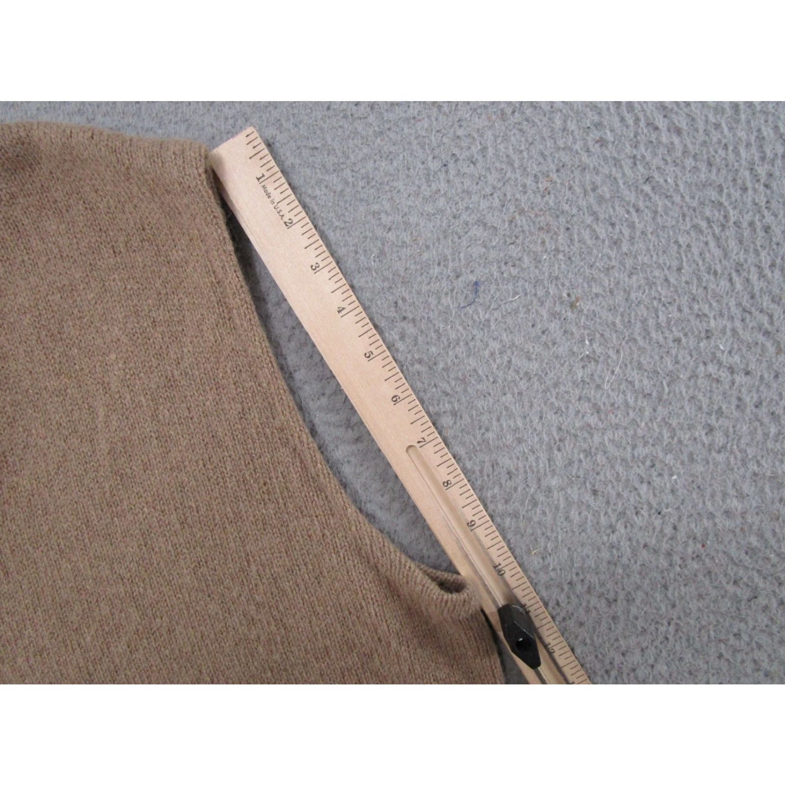 Jantzen VINTAGE Jantzen Sweater Vest Shirt XL Brown Wool Knit 90s Golf Mens Accessories Button V-Neck Autumn Winter Fall Spring USA Made Size US XL / EU 56 / 4 - 6 Thumbnail