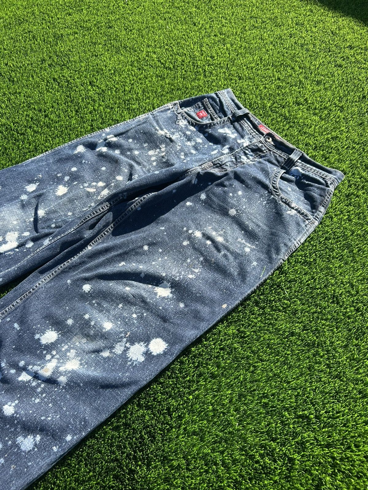 JNCO Vintage Y2K Bleach Wash JNCOS Size US 32 / EU 48 - 2 Thumbnail