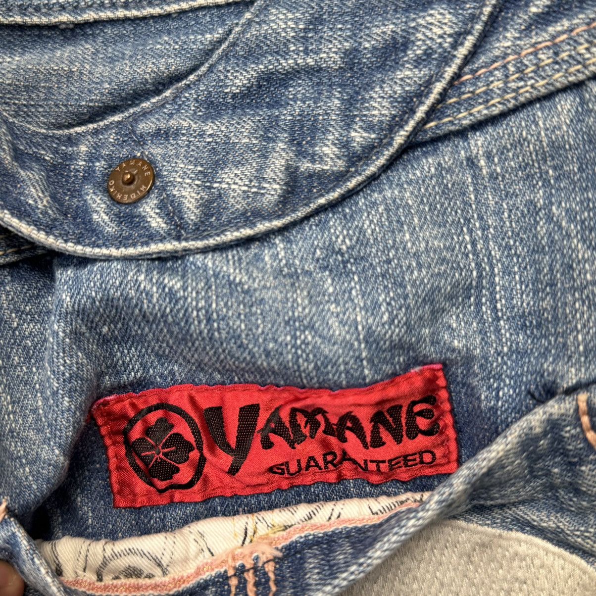 Evisu Evisu Face Half Denim Jeans Pants Size US 30 / EU 46 - 3 Thumbnail