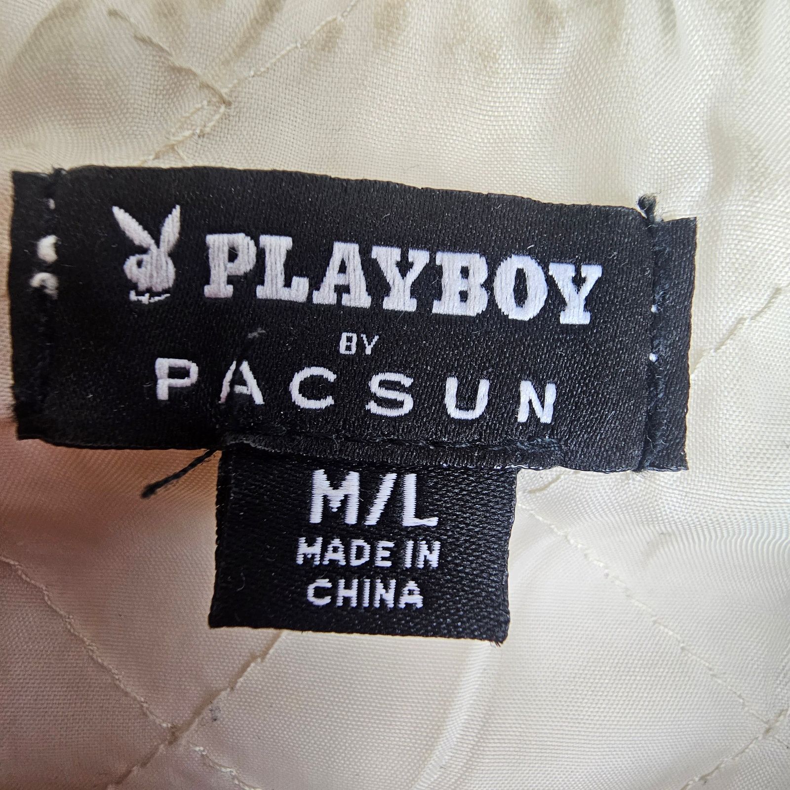 Pacsun Pacsun Playboy Mens Corduroy Bomber Jacket Size M/L Varsity Size US L / EU 52-54 / 3 - 6 Thumbnail