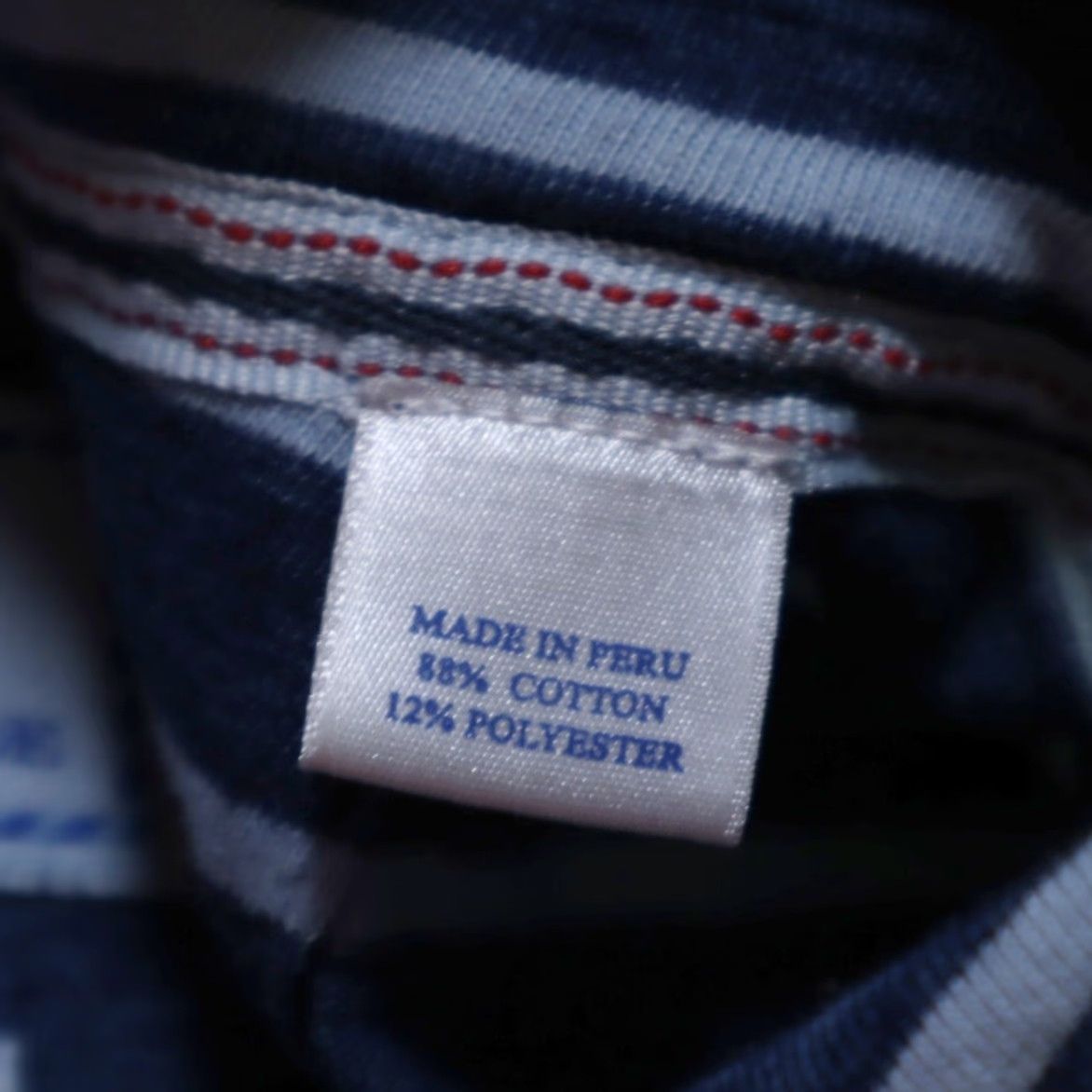 Southern Tide Southern Tide Polo Shirt Navy Blue Striped Pocket Cotton Blend XL Men Shirt Size US XL / EU 56 / 4 - 6 Thumbnail