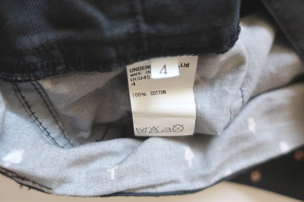Undercover (4) Undercover Middle Finger Shorts W35 Black 2012 Size US 35 - 5 Thumbnail