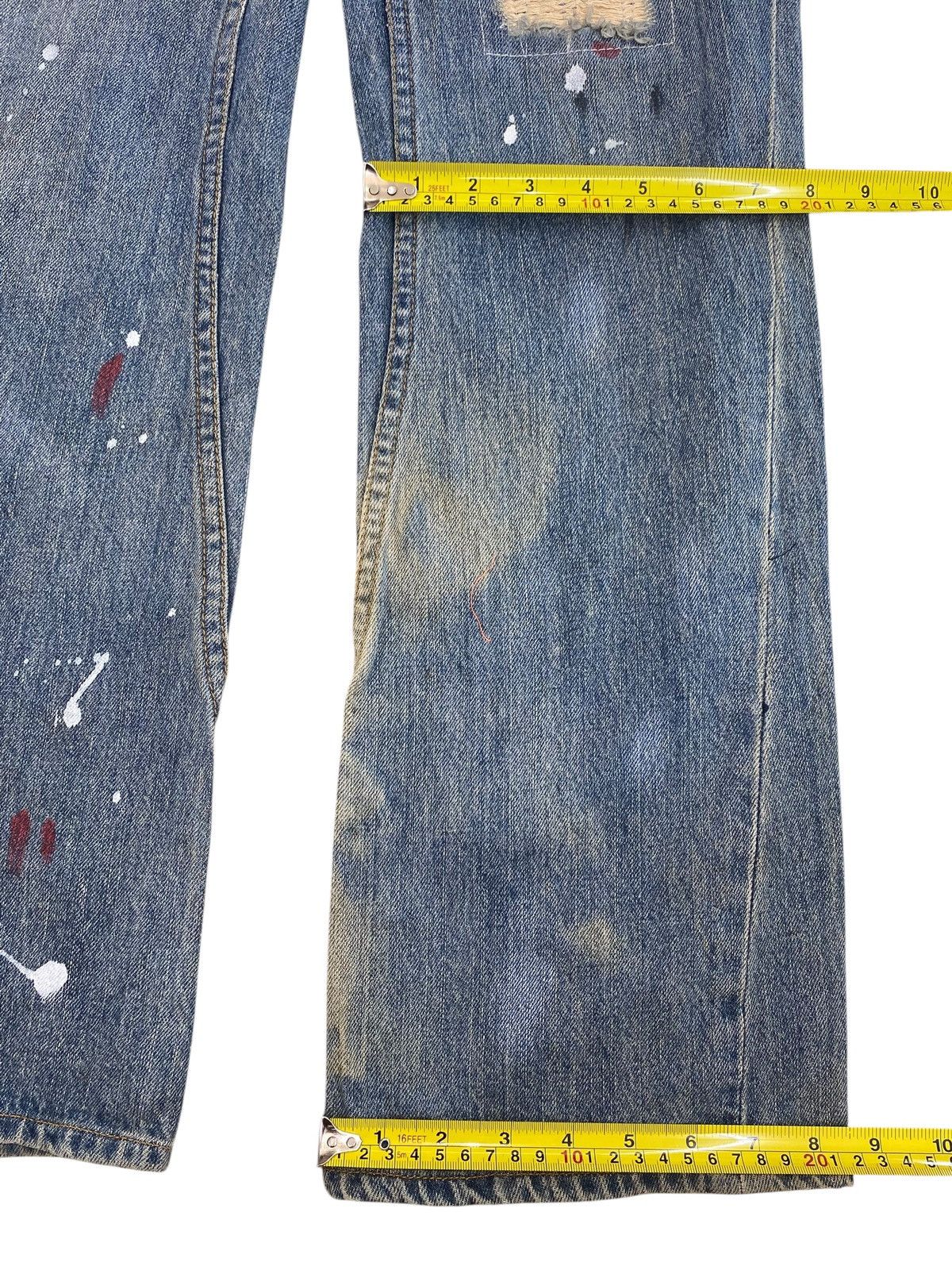 Japanese Brand Japanese Brand Distressed Paint Style Loose Jeans Size US 30 / EU 46 - 8 Thumbnail