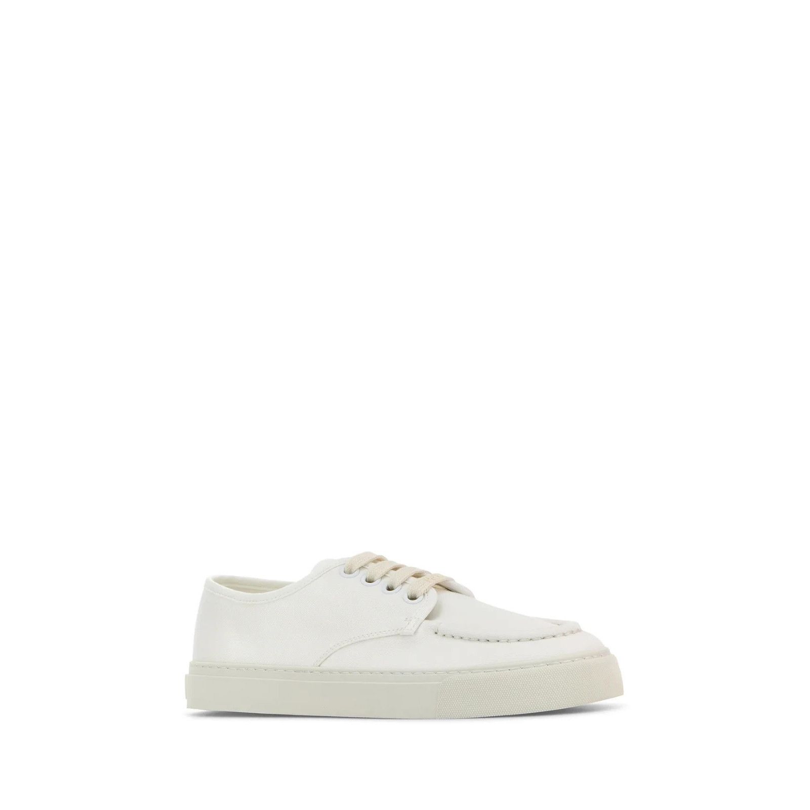 Prada PRADA White Canvas Sneakers New And Authentic (Men's size:9; Size US 9 / EU 42 - 2 Thumbnail