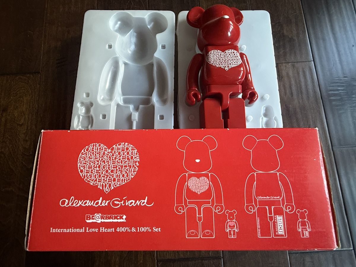 Medicom Toy BEARBRICK 400% ALEXANDER GIRARD INTERNATIONAL LOVE Size ONE SIZE - 9 Thumbnail